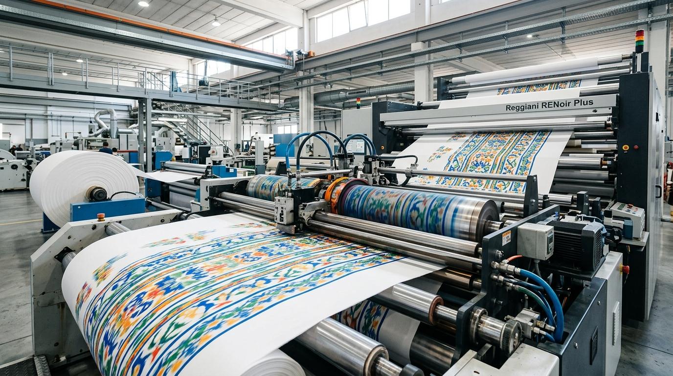 Textile Rotary Screen Printing Machine